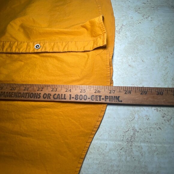 Ariat Mens Mustard Yellow Long Sleeve Button-Down Shirt Size XL Casual Wear - Picture 6 of 6